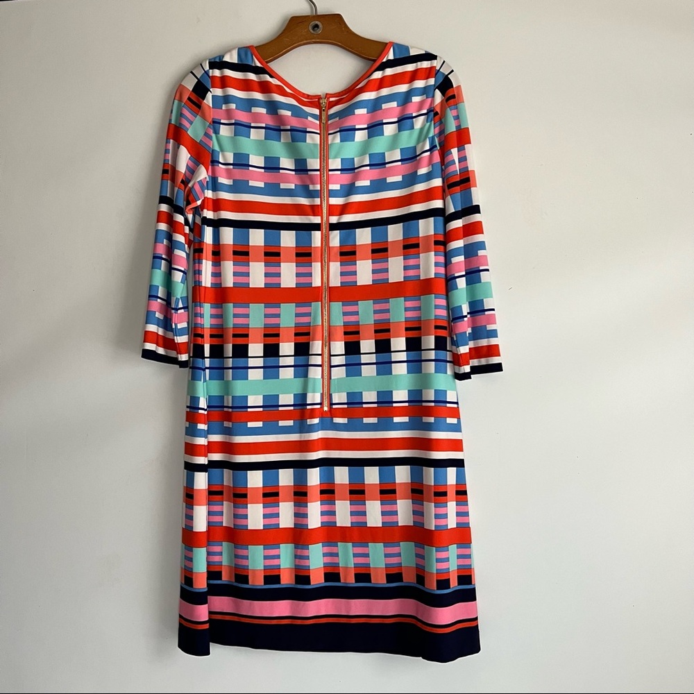 Eliza J Mixed Striped Shift Dress size 12P - Picture 7 of 10
